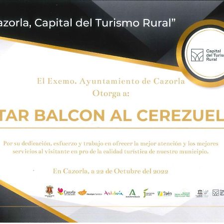 Alojamiento Balcon Al Cerezuelo Cazorla Eksteriør billede